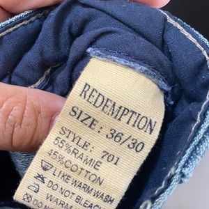 Men’s Redemption size 36 Jeans